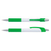 Bright Green White Barrel Byron Pens